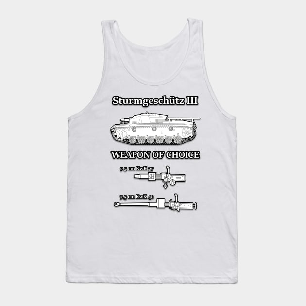 Sturmgeschutz III Tank Top by Squidwave